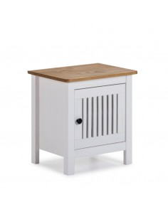 Mesa de cabeceira colonial BRUNA 46 x 49, madeira de...