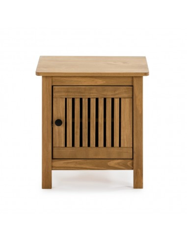 Mesita de noche colonial BRUNA 46 x 49, madera...