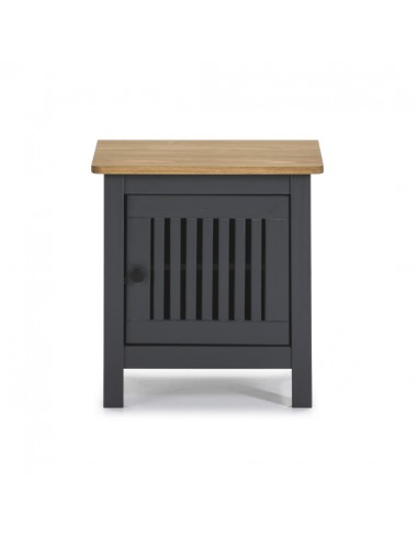 Mesita de noche colonial BRUNA 46 x 49, madera...