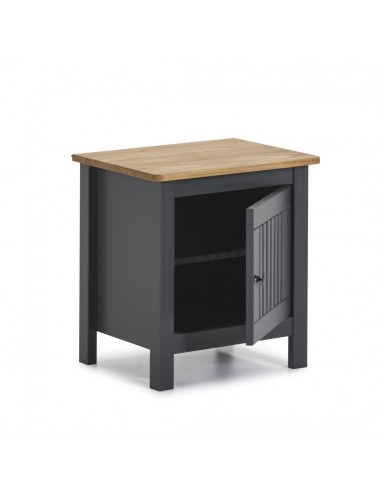 Mesita de noche colonial BRUNA 46 x 49, madera...