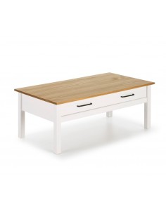 Mesa de centro mediterrânica MIRANDA 100 X 40, madeira de...