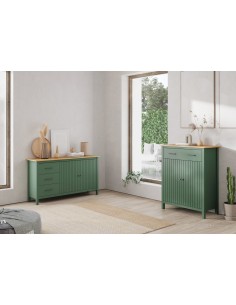 Mueble auxiliar mediterráneo MIRANDA 90 x 110, madera... 2