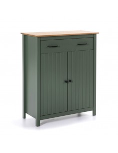 Mueble auxiliar mediterráneo MIRANDA 90 x 110, madera...