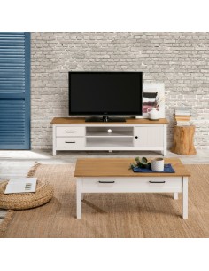 Mueble de TV mediterráneo MIRANDA 158 x 47, madera pino... 2