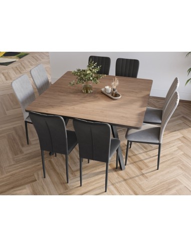 MESA DE COMEDOR CUADRADA BENI 136 X 136,...