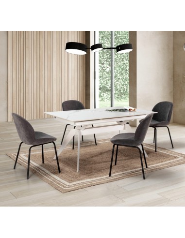 MESA EXTENSIBLE LULA,160/220 X 90, tapa...