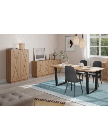 Mesa de comedor FRANCESCA 180 x100, melamina...