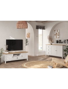 Aparador mediterráneo MISTI 150 x 80, madera pino... 2