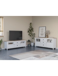 Aparador mediterráneo MISTI 180 x 80, madera pino... 2