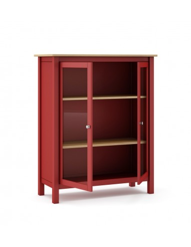 Vitrina mediterráneo MISTI 90 x 110, madera...