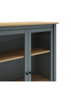 Vitrina mediterráneo MISTI 90 x 110, madera pino encerada... 2