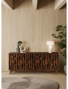 APARADOR étnico KANTU 190 x 40, MADERA MANGO. 2