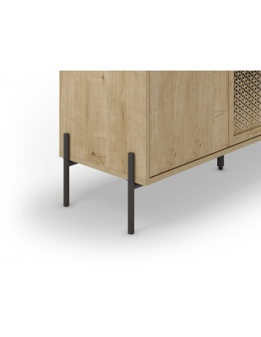 Aparador estilo rústico INCA 125 x 40 x 80, 3...