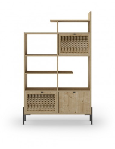 Libreria estilo rústico INCA 99 x 160, 3...