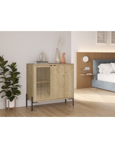 Mueble auxiliar estilo rústico INCA 83 x 40, 2 puertas... 2