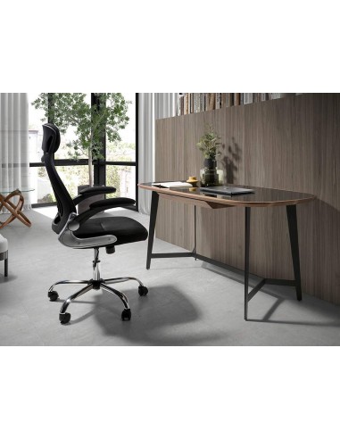 Silla de oficina Angel Cerdá 4140, malla negra