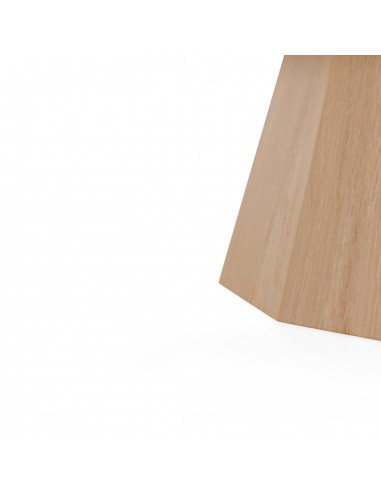 Mesa de centro redonda HOMERO 80 cm. Folheado...