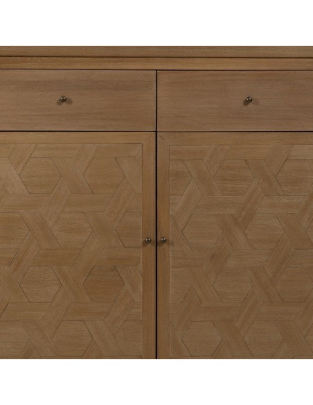 Mueble recibidor colonial BRAYAN 90 x 40. Madera natural