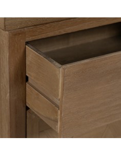 Mueble recibidor colonial BRAYAN 90 x 40. Madera natural 2