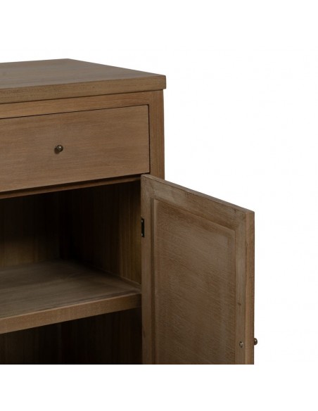 Mueble recibidor colonial BRAYAN 90 x 40. Madera natural