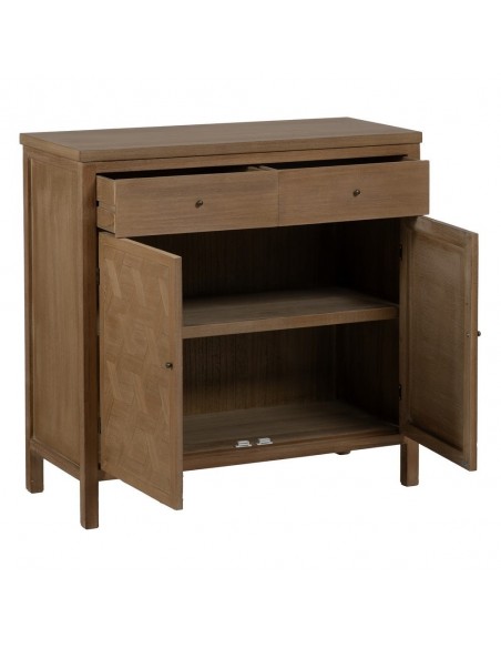 Mueble recibidor colonial BRAYAN 90 x 40. Madera natural