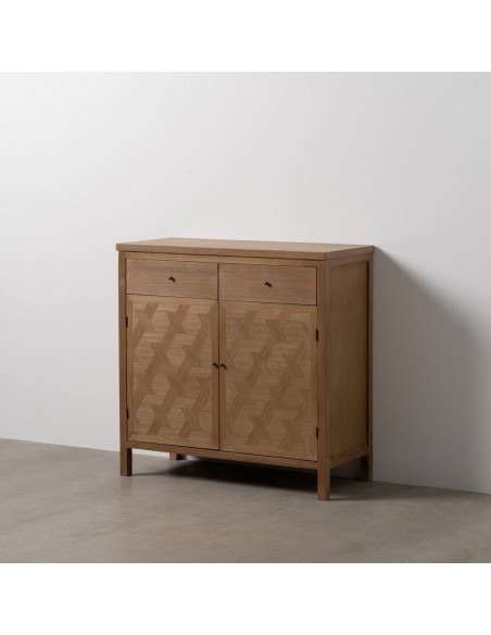 Mueble recibidor colonial BRAYAN 90 x 40. Madera natural