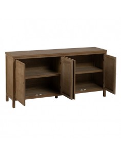 Aparador colonial BRAYAN 160 x 80 cm, madera natural 2