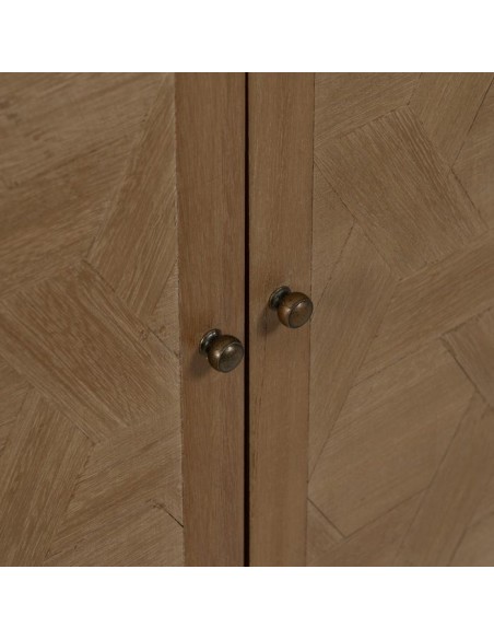 Aparador colonial BRAYAN 160 x 80 cm, madera natural