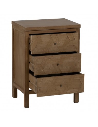 Mesita de noche colonial BRAYAN 48 x 66. Madera...