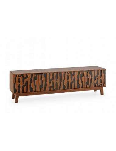 Mueble TV étnico KANTU 180 x 40 x 50, MADERA MANGO.