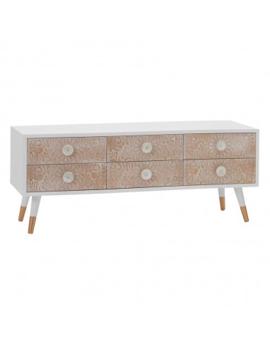 Mueble TV shabby chic KLEE 120 x 50, madera de...