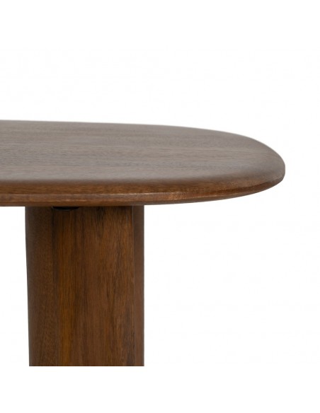 Mesa centro escandinava NOSYBE 120 x 40, madera color nogal