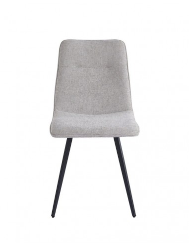 Silla MARA de tejido y patas de metal con...