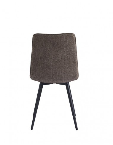 Silla MARA de tejido y patas de metal con...