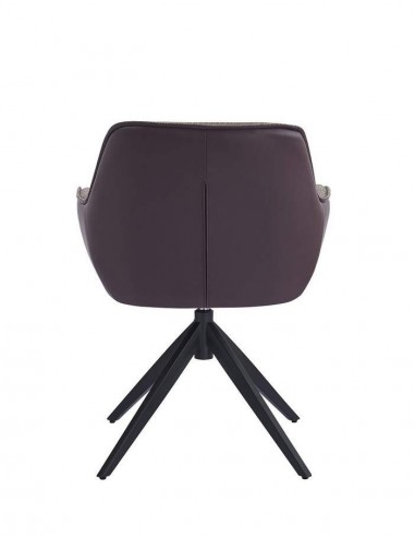 Cadeira giratória DALKA combinada em tecido e...