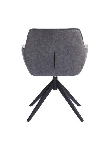 Silla giratoria DALKA combinada en tejido y...