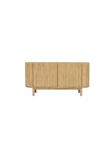 Aparador CORFU 160 x 80, 4 puertas de madera maciza chapada roble
