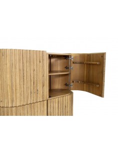 Aparador alto Buffet CORFU 110 x 140, 4 puertas, madera... 2