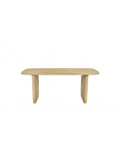Mesa comedor natural CORFU 180 x 76, madera chapada en roble 2