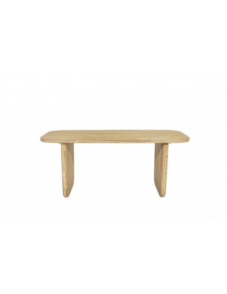 Mesa comedor natural CORFU 180 x 76, madera chapada en roble