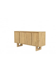 Aparador rustico KINGA 160 x 80, 4 puertas de madera maciza