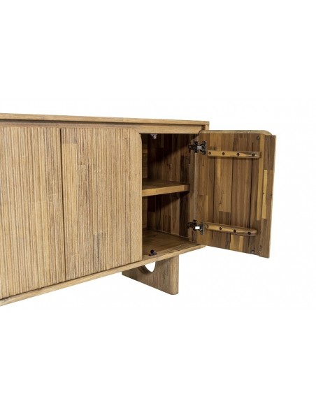 Aparador rustico KINGA 160 x 80, 4 puertas de madera maciza