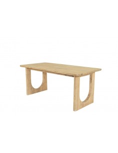Mesa rústica de comedor KINGA 180 x 76, madera maciza