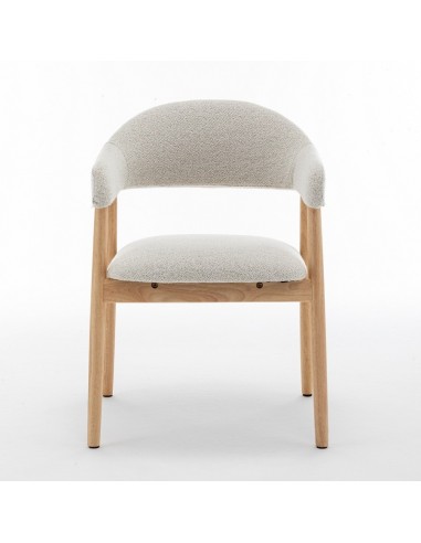 Silla nórdica con brazos de madera ANTHE en...