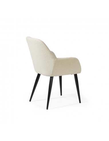 Silla con brazos de diseño LASHY en tejido...