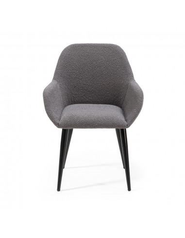 Silla con brazos de diseño LASHY en tejido...