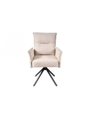 Cadeira giratória com braços GALA em tecido...