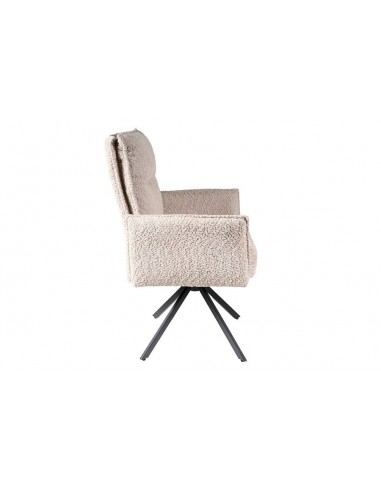 Silla giratoria con brazos GALA en tejido...