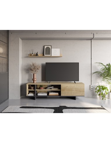 Móvel de TV moderno CEQUOIA 160 x 35,1 portas,...