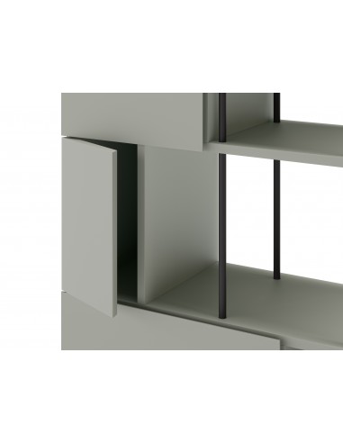 Estante de design PERLA 84 x 175cm, em melamina...